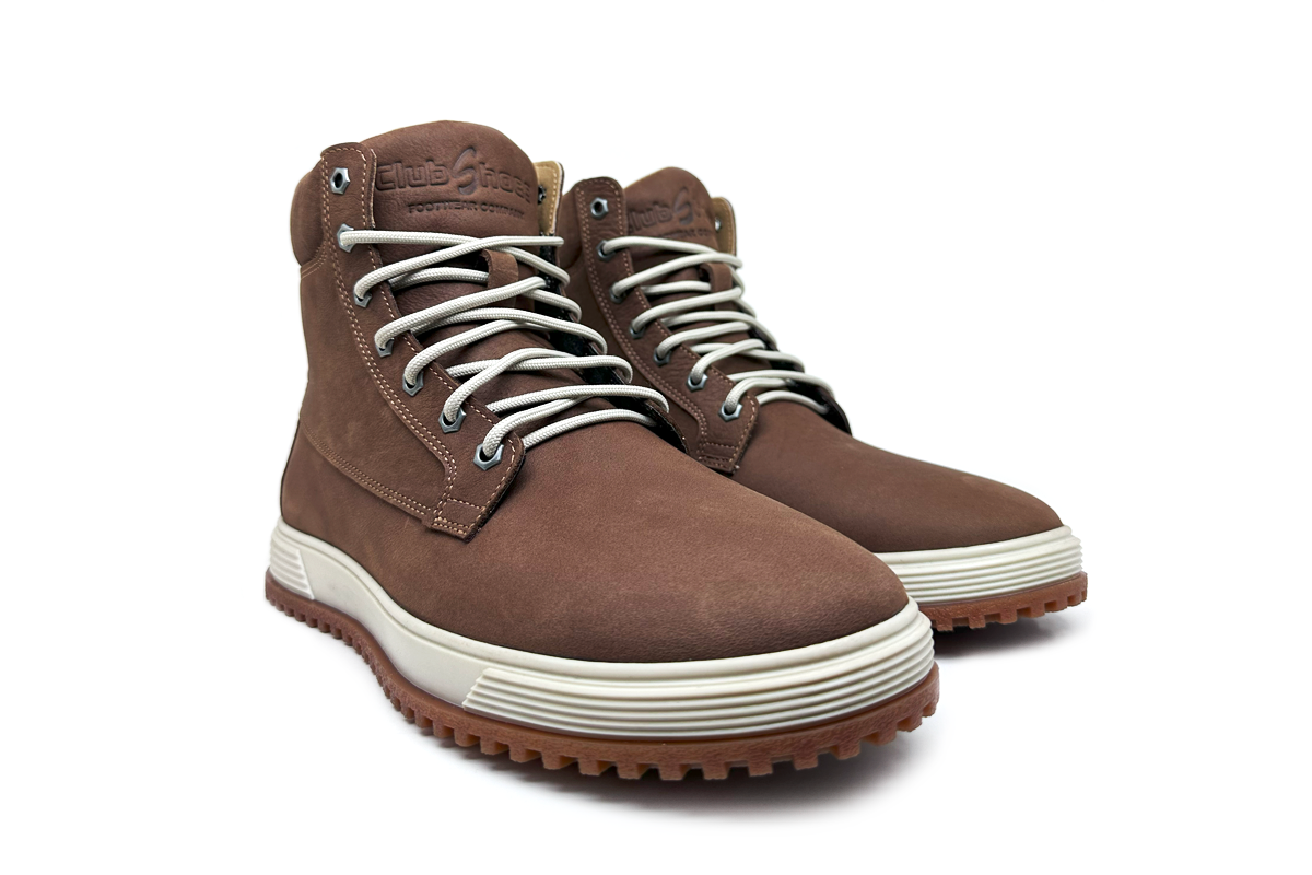 Чоловічі зимові шкіряні черевики Clubshoes коричневий Stride