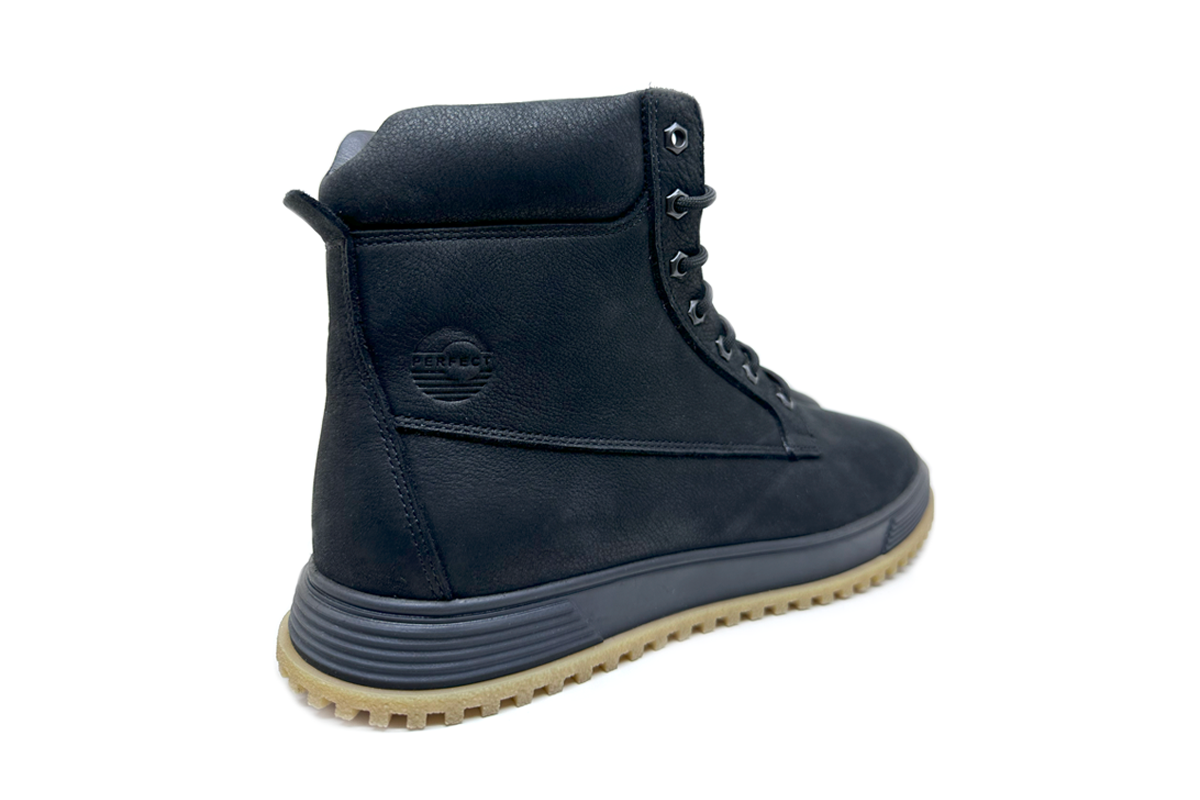 Чоловічі зимові шкіряні черевики Clubshoes чорний Stride