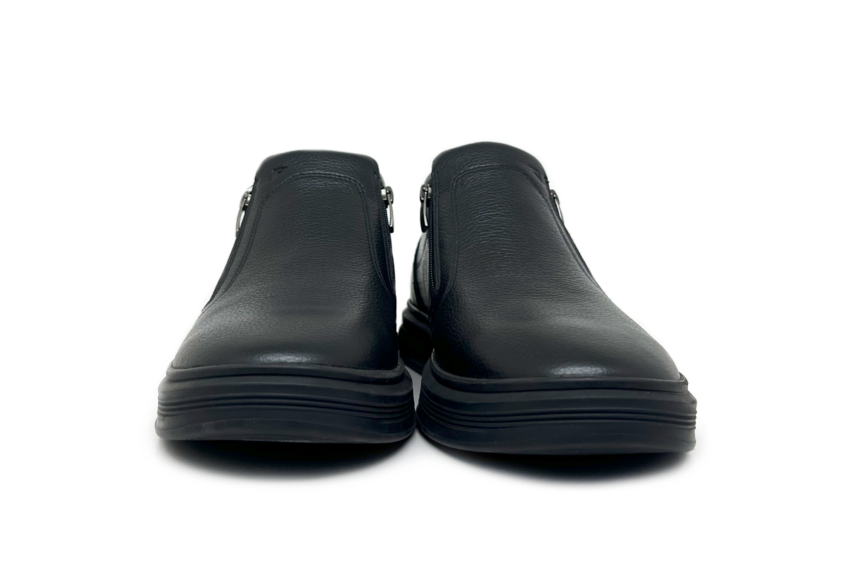 Чоловічі зимові шкіряні черевики Clubshoes чорний Step