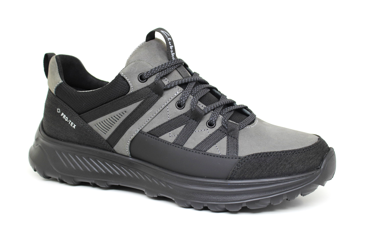 Чоловічі шкіряні кросівки Clubshoes сірий Tisot