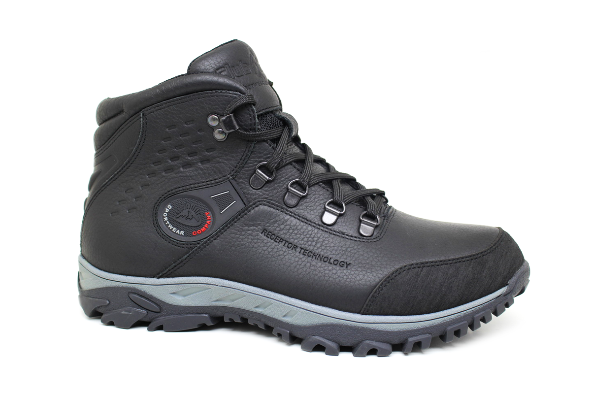 Чоловічі зимові шкіряні черевики Clubshoes чорний Bootsy 24