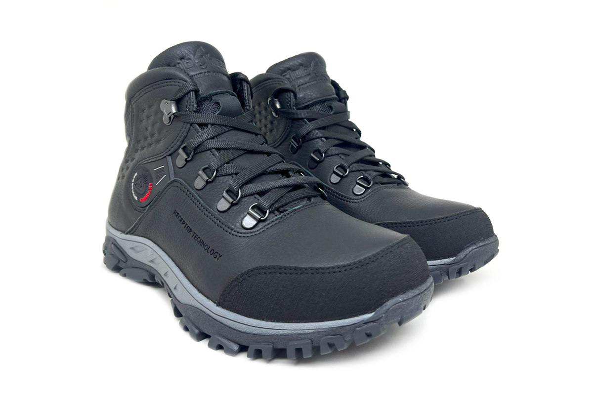 Чоловічі зимові шкіряні черевики Clubshoes чорний Bootsy 24