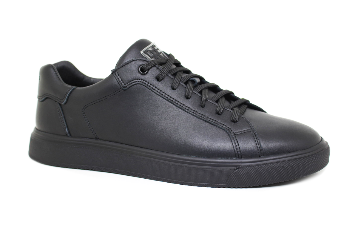 Чоловічі шкіряні кеди Clubshoes чорні KD