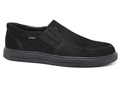 Чоловічі лофери з нубуку Clubshoes чорний Elastic 83