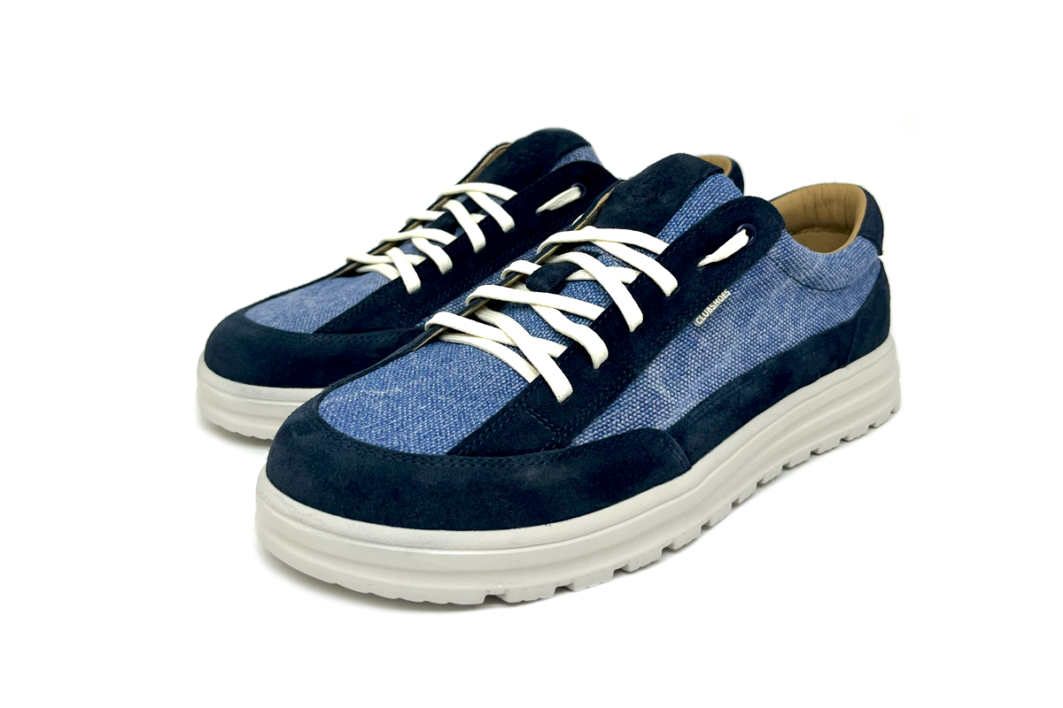 Чоловічі шкіряні кросівки Clubshoes джинс GN