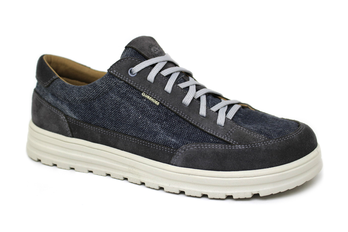 Чоловічі шкіряні кросівки Clubshoes сірі GN