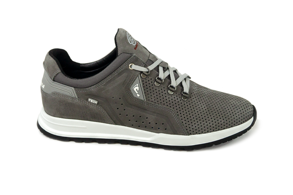 Чоловічі весняні - осінні кроссівки Clubshoes сірі Turin Light