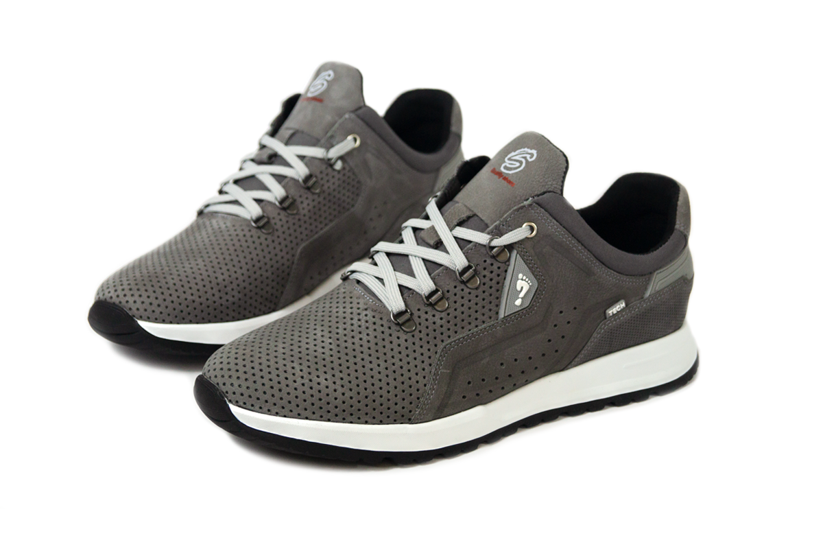 Чоловічі весняні - осінні кроссівки Clubshoes сірі Turin Light
