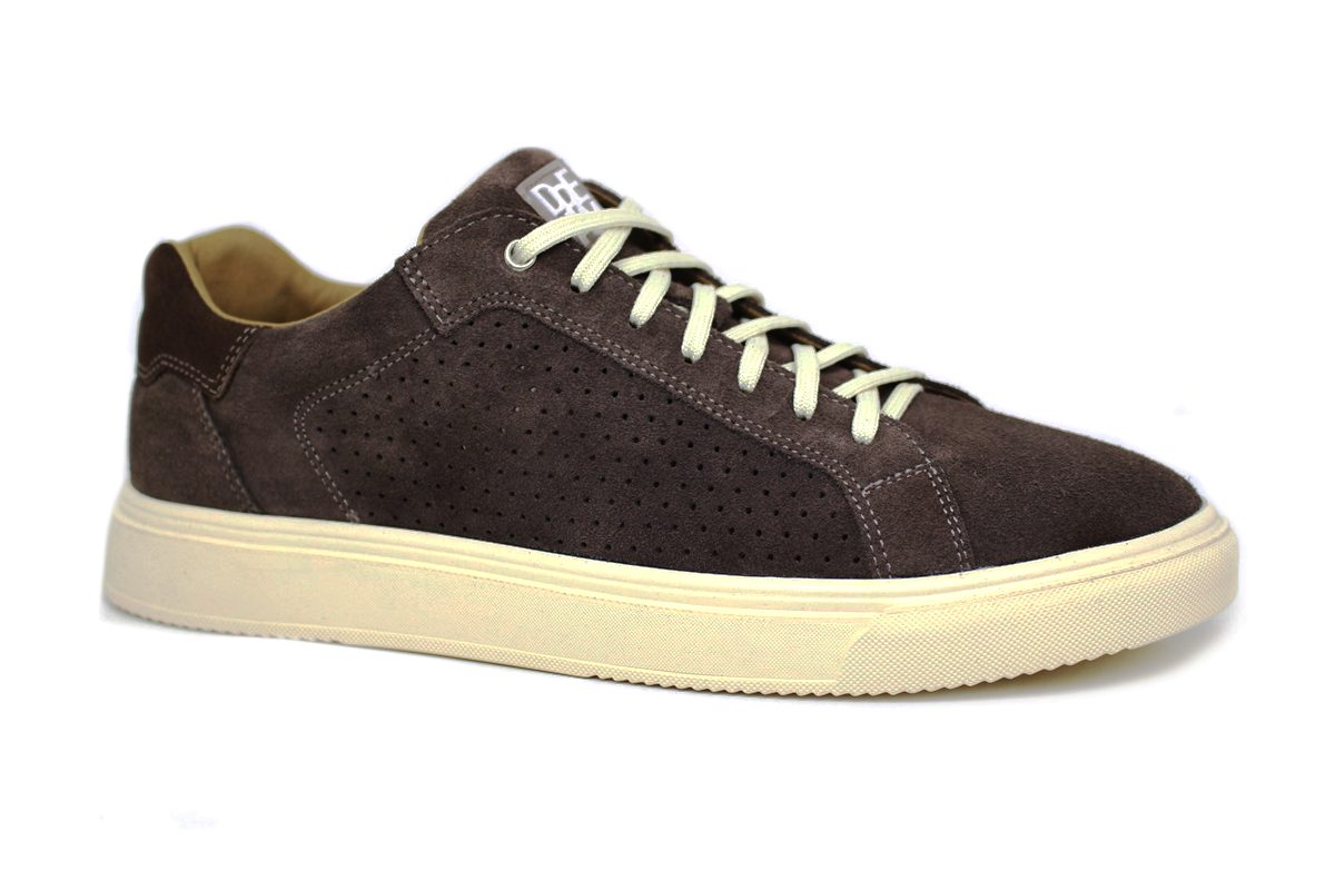 Чоловічі шкіряні кеди Clubshoes коричневі KD Light