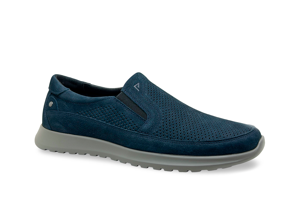 Шкіряні чоловічі лофери Clubshoes сині M5
