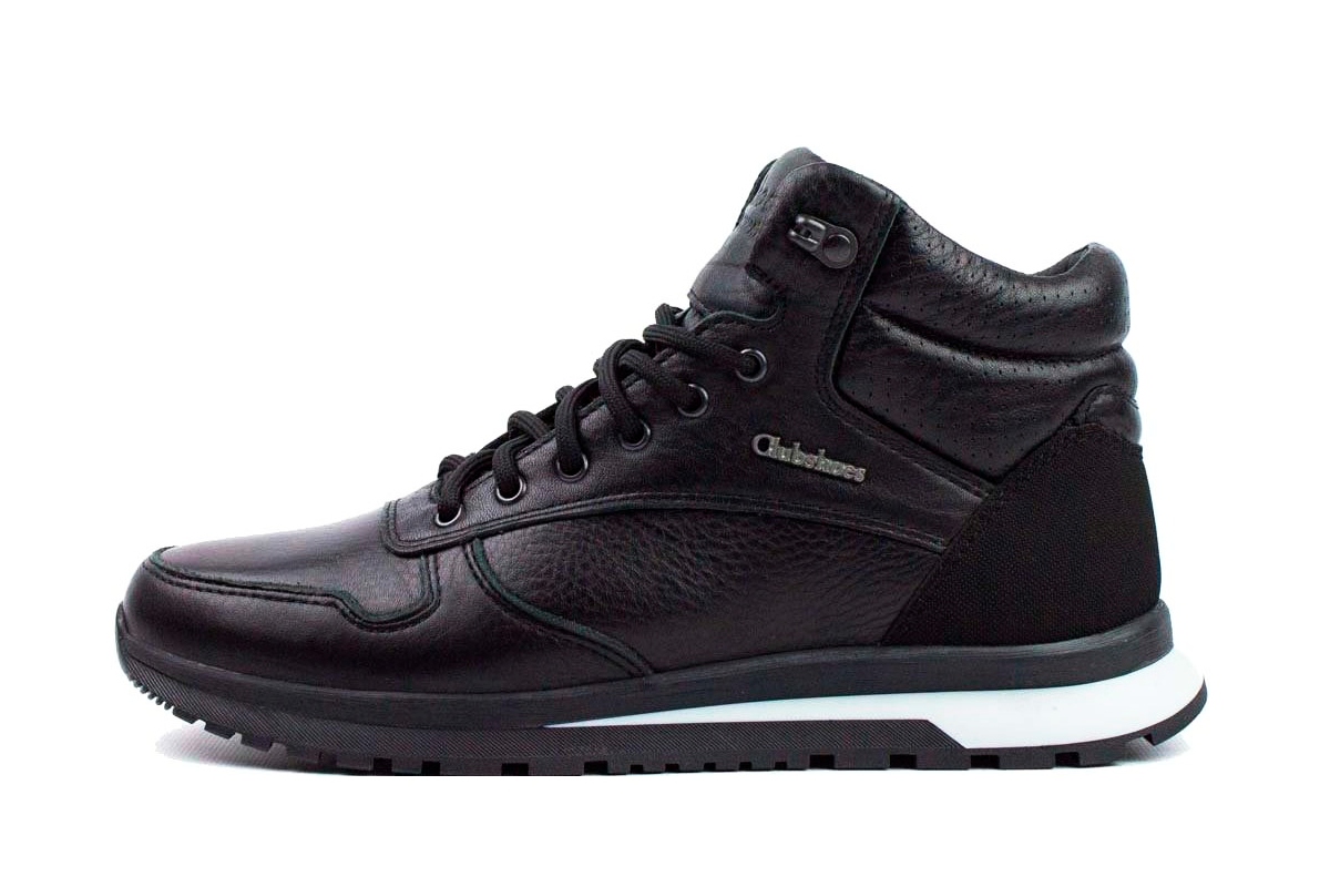 Чоловічі зимові шкіряні черевики Clubshoes чорний Rable