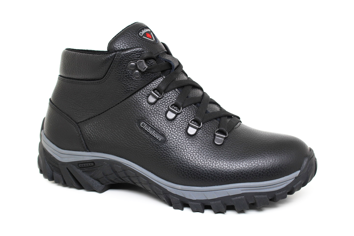 Чоловічі зимові шкіряні черевики Clubshoes чорний Shozen