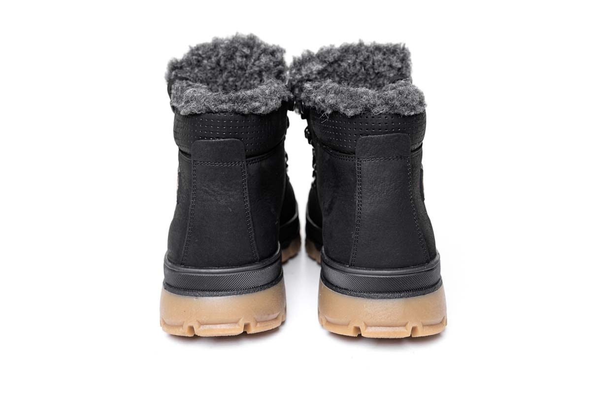 Чоловічі зимові черевики з нубуку Clubshoes чорний Winterish
