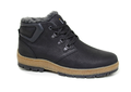 Чоловічі  зимові черевики з нубуку Clubshoes чорний Coolzen