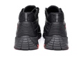 Чоловічі зимові шкіряні черевики Clubshoes чорно - червоний Shox