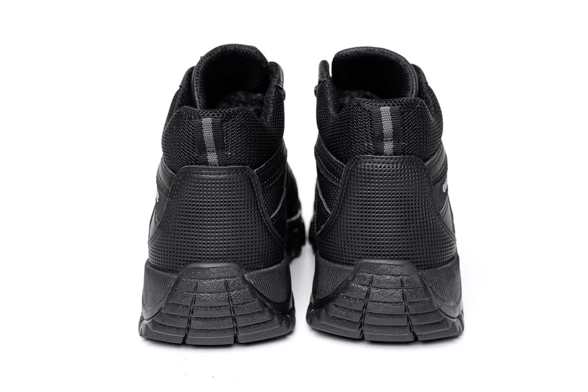 Чоловічі зимові шкіряні черевики Clubshoes чорний Shox