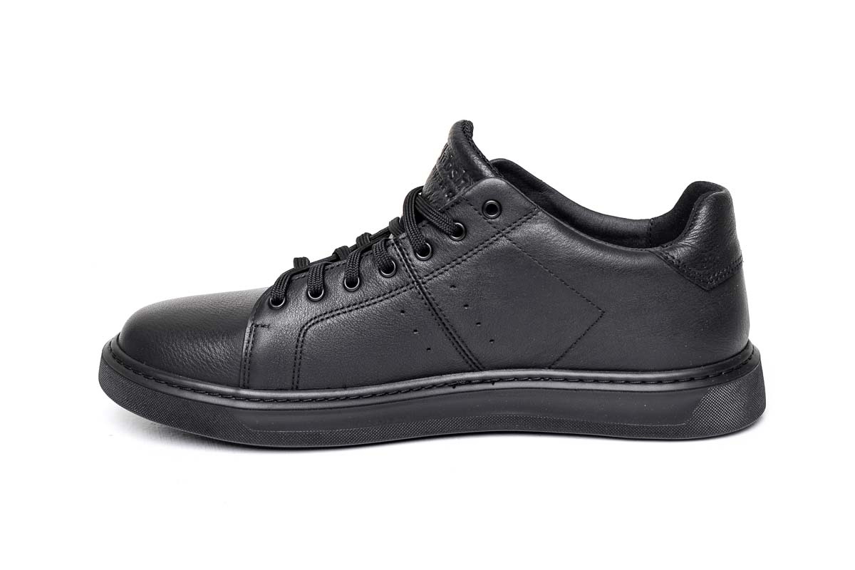 Чоловічі весняні - осінні шкіряні черевики Clubshoes чорний Perfect