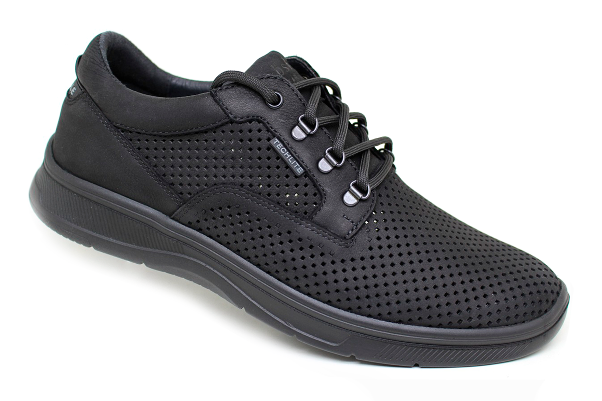 Чоловічі весняні шкіряні черевики Clubshoes чорний STN Light