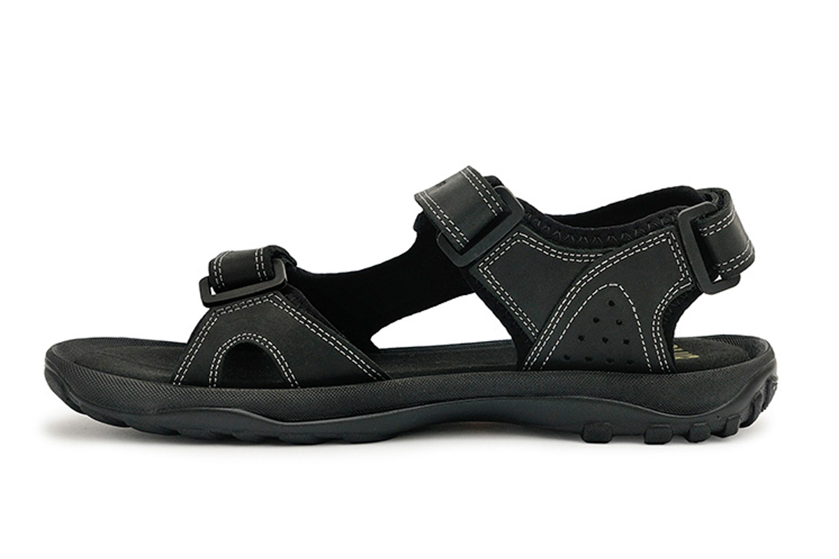 Літні шкіряні чоловічі сандалі Clubshoes чорні Urban