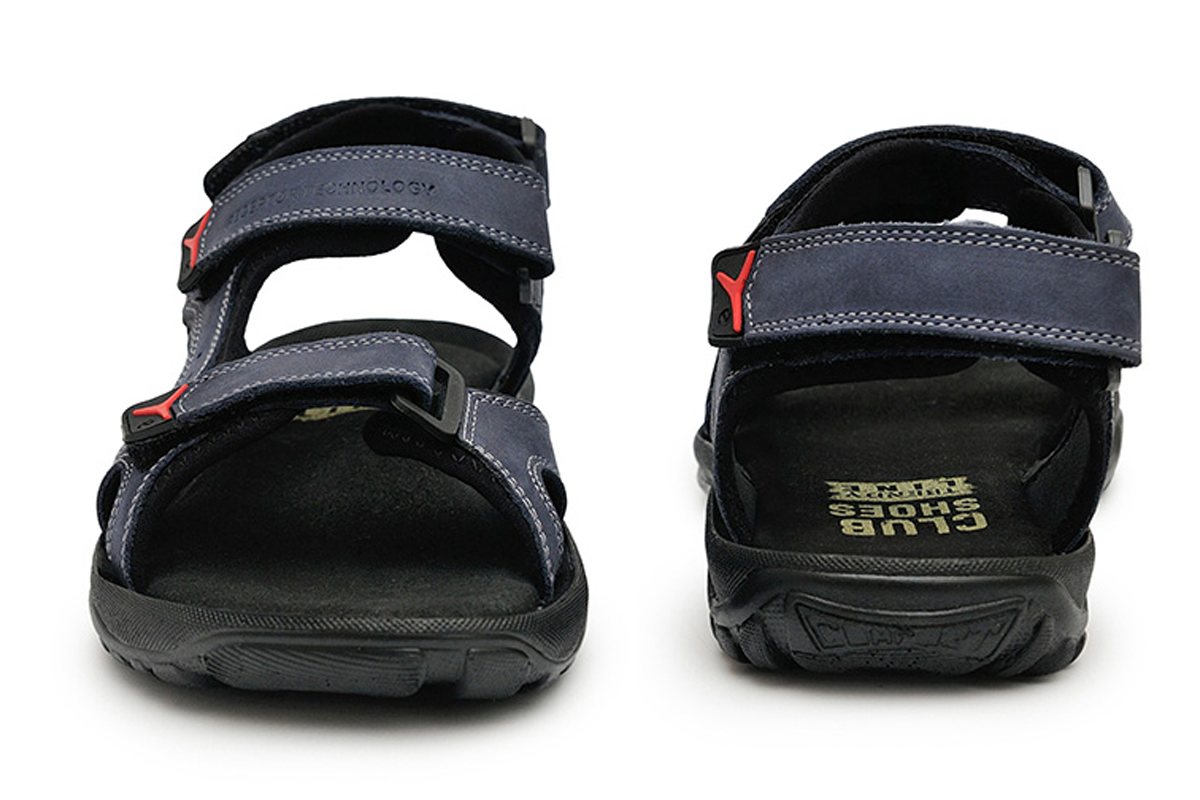 Літні шкіряні чоловічі сандалі Clubshoes синій Urban