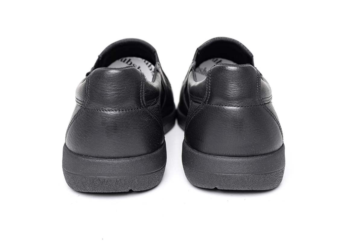 Шкіряні чоловічі лофери Clubshoes чорний Elastic